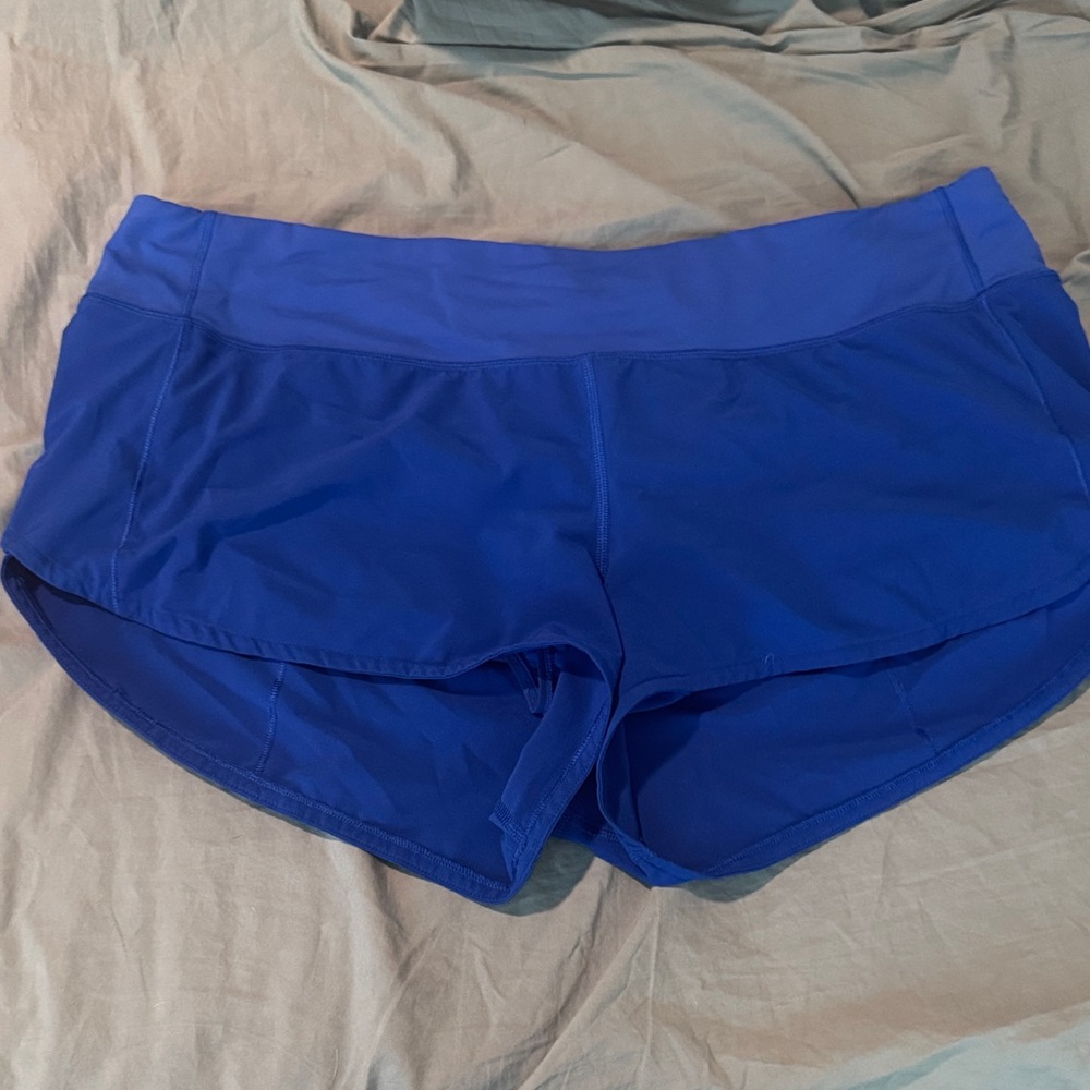 Women's Blue speed up low rise 2.5”